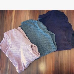 Bundle of 3 Waffle Tops